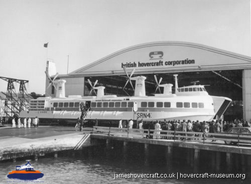 SRN4 prototype GH-2007 -  (credit: The <a href='http://www.hovercraft-museum.org/' target='_blank'>Hovercraft Museum Trust</a>).